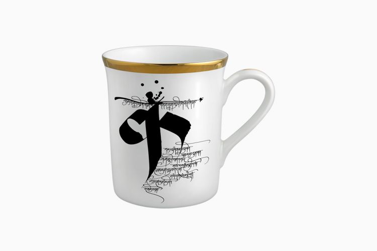 DEVANAGIRI 2 MUGS AND TRAY SET - Image 3