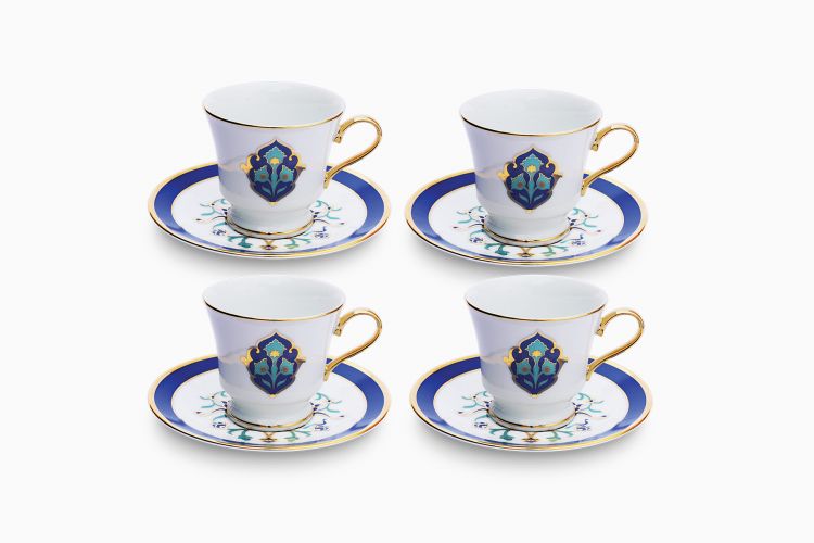 SHORES OF PERSIA TEA CUP AND SUACER (SET OF 6)