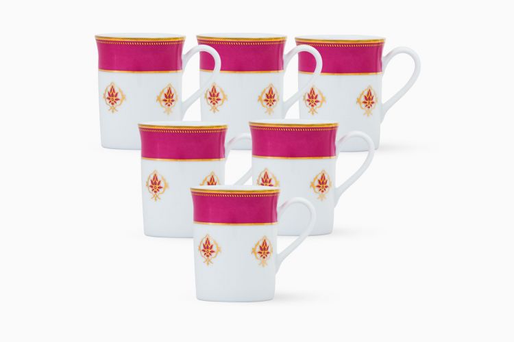 THE LOTUS AT FATEHPUR MUGS (SET OF 6)