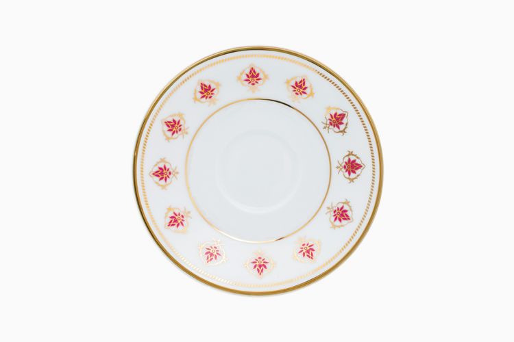 THE LOTUS AT FATEHPUR TEA CUP AND SUACER (SET OF 6) - Image 3